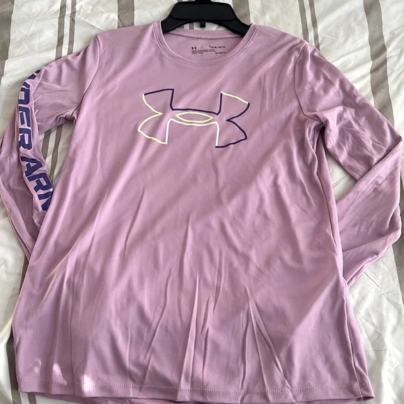 Under Armour Shirts Tops Under Armor Purple Drifit Top Youth